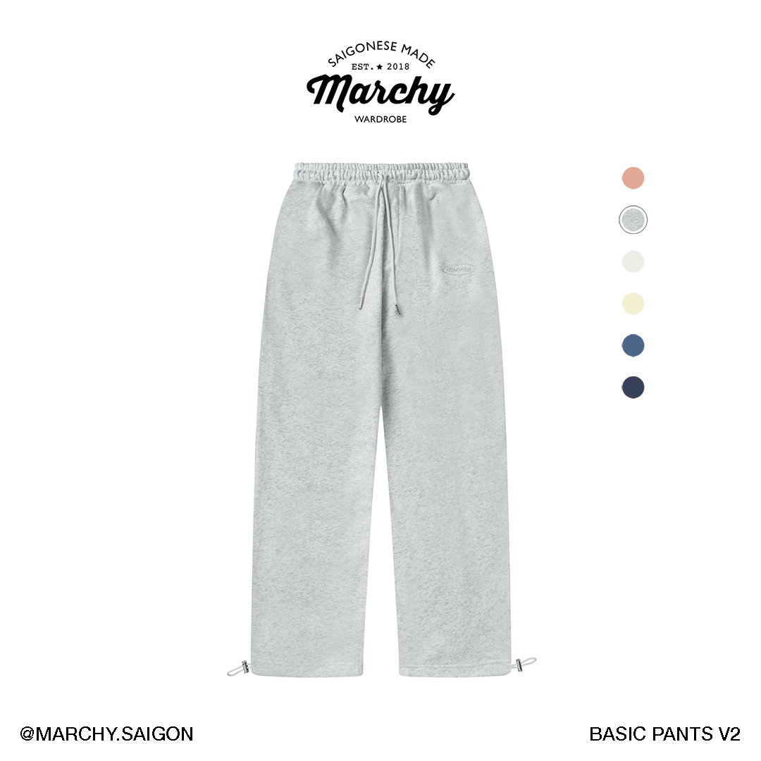 [nhập lazsohot2- giảm 20% đơn 199k|marchy - basic pants v2 - quần ống suông