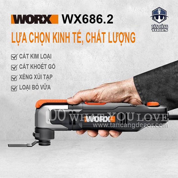 Máy cắt rung đa năng worx wx686.2