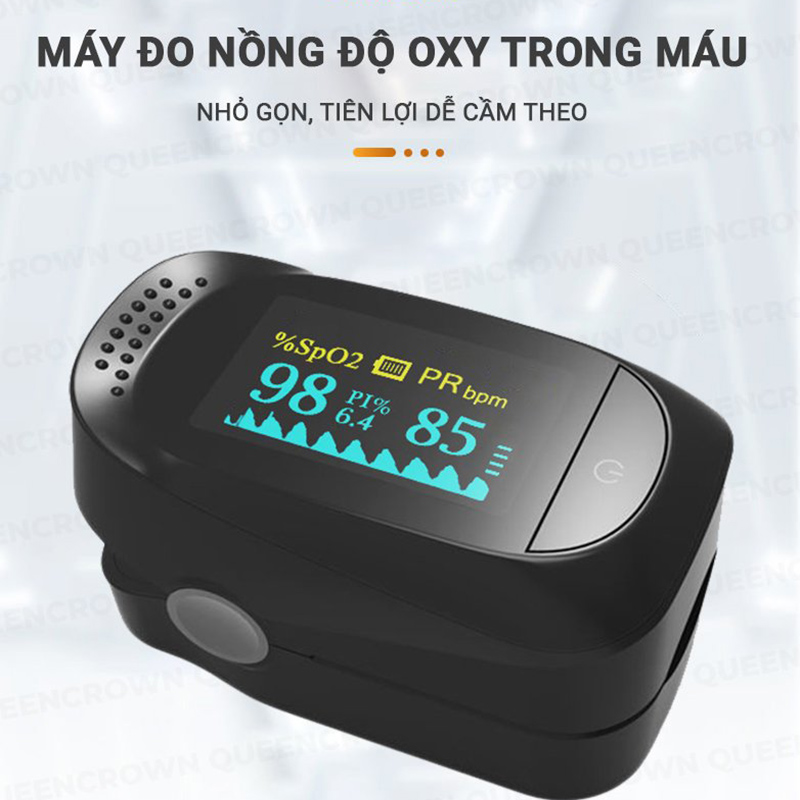 Máy đo nồng độ oxy spo2 kẹp ngón tay fingertip pulse oximeter a2