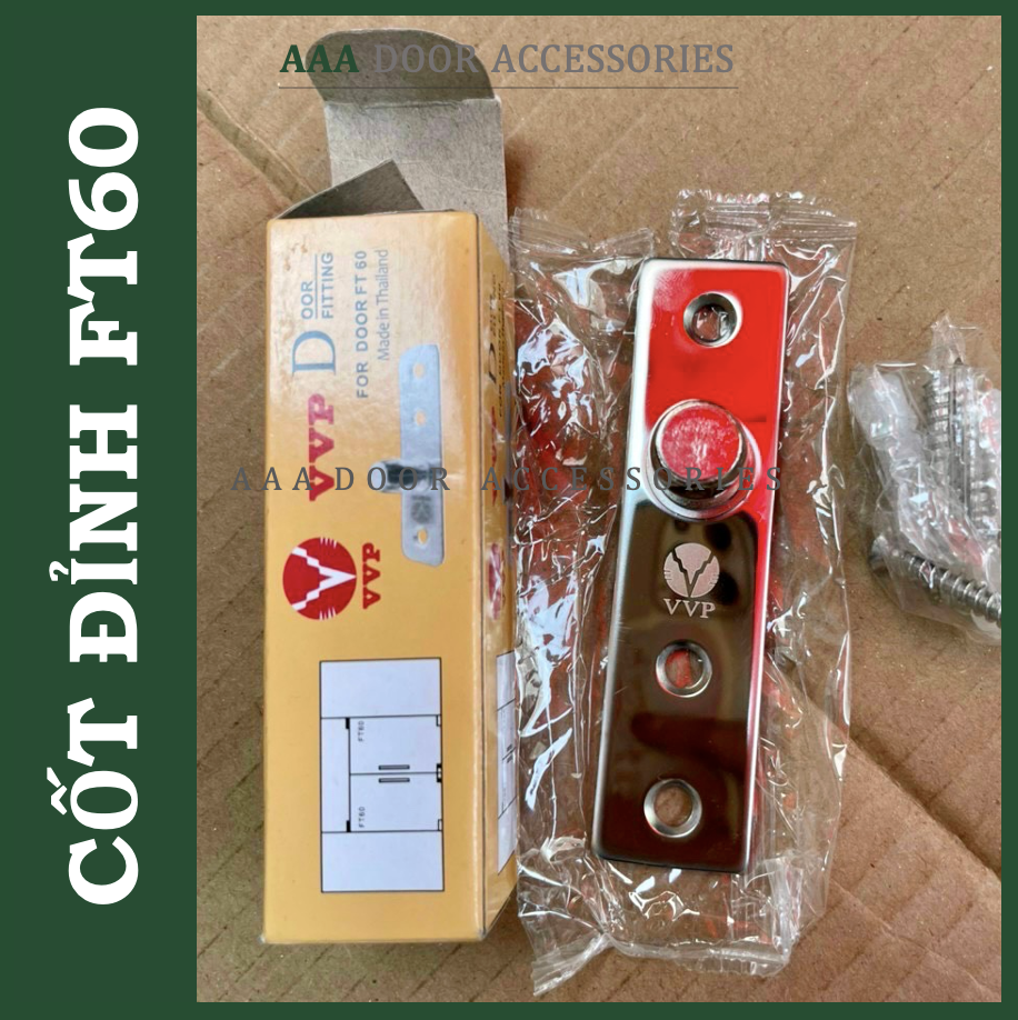 Ngỗng trên bắt kẹp bản lề sàn vvp - cốt đỉnh vvp thái lan ft60