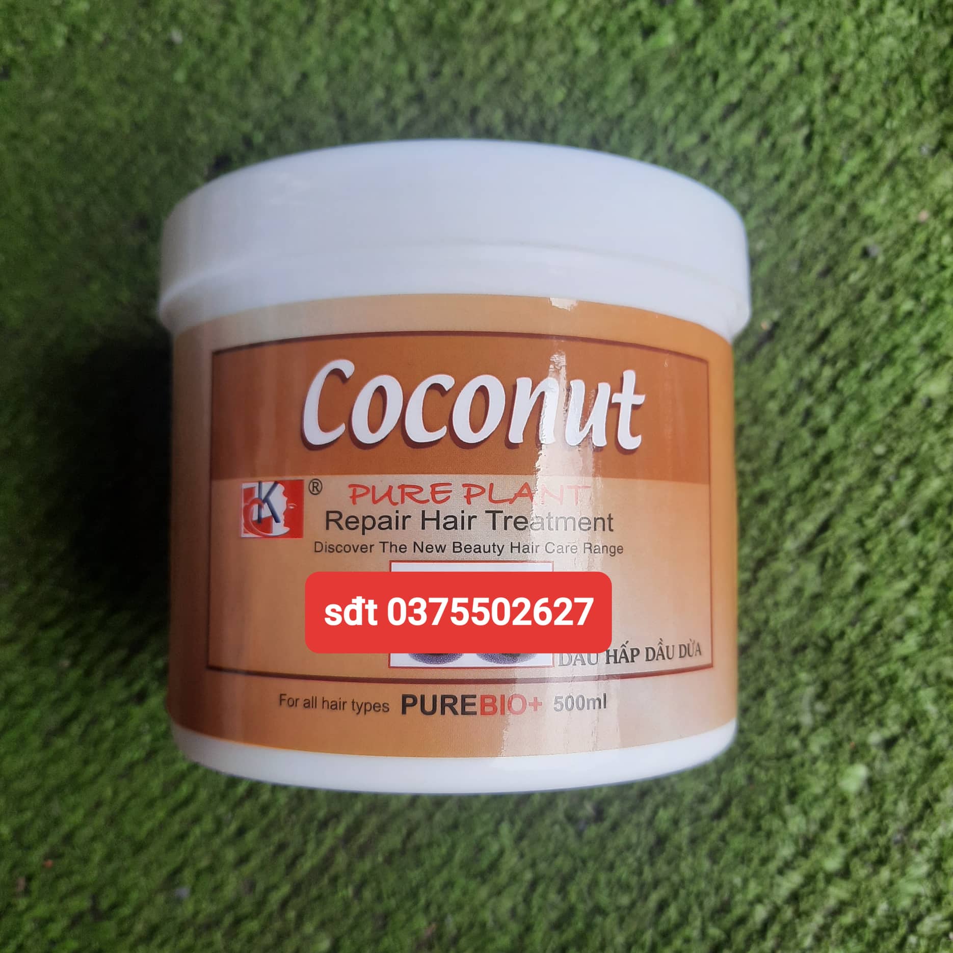 Hấp dầu ủ tóc hương trái dừa 500ml