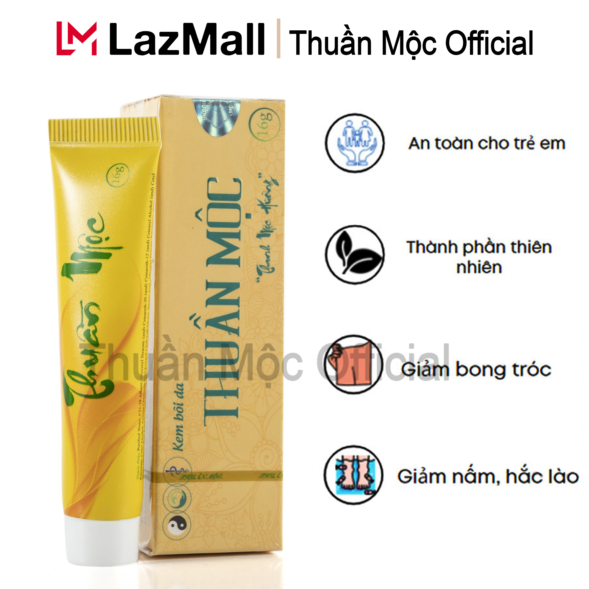 [HCM]Thanh Mộc Hương hỗ trợ điều trị bệnh da liễu hắc lào lang ben nấm nước ăn chân tay chàm mẫu mới 16g