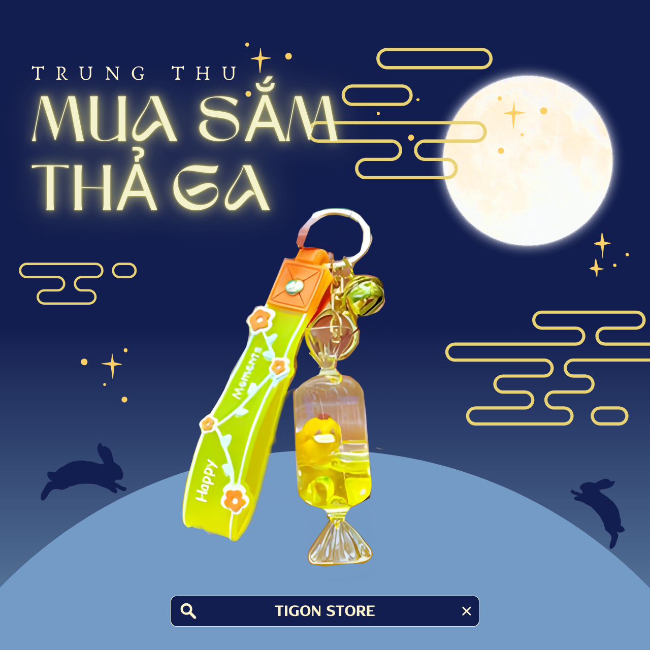 Móc Khóa Viên Kẹo Vịt Đáng Yêu Siêu Hot - tigon store