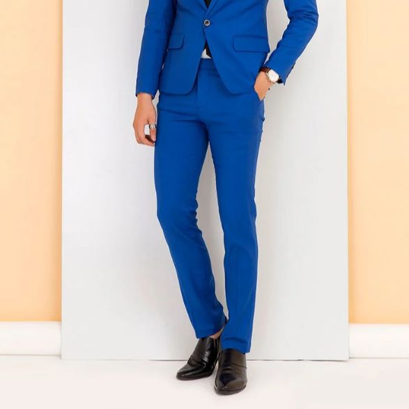 Quần tây âu nam avn299 xanh dương