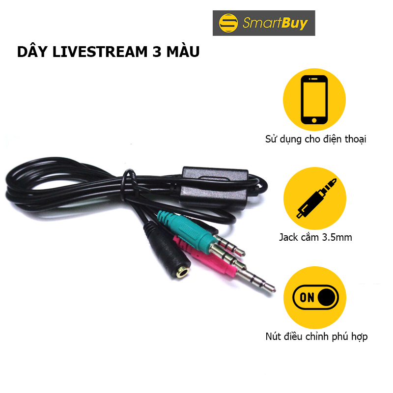 Dây Live Stream 3 màu cao cấp