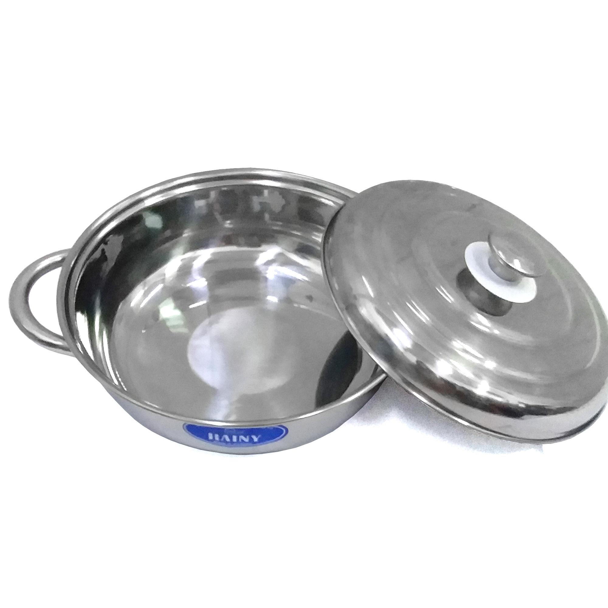 Lẩu inox rainy 22cm nắp inox