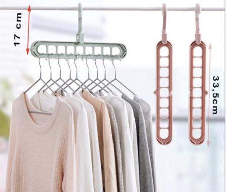 Combo 2 Móc quần áo đa chức năng - Chịu nặng tốt