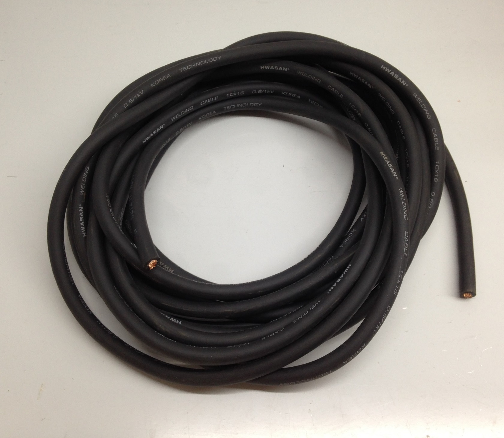 [HCM] Dây cáp hàn 16mm2 , dài 1m/2m/4m/6m lõi đồng 100% Korea -dây hàn điện