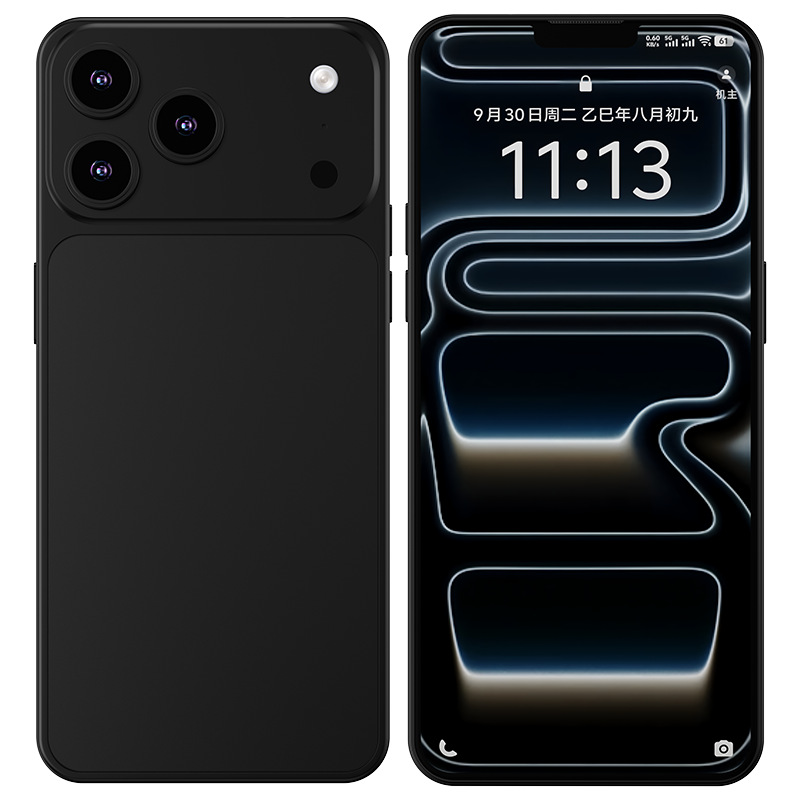 New I17 Pro Max Smartphone 6.9Inch Hd Fm Radio 16G/1Tb Cheap Phone for Students 4G/5G - 2