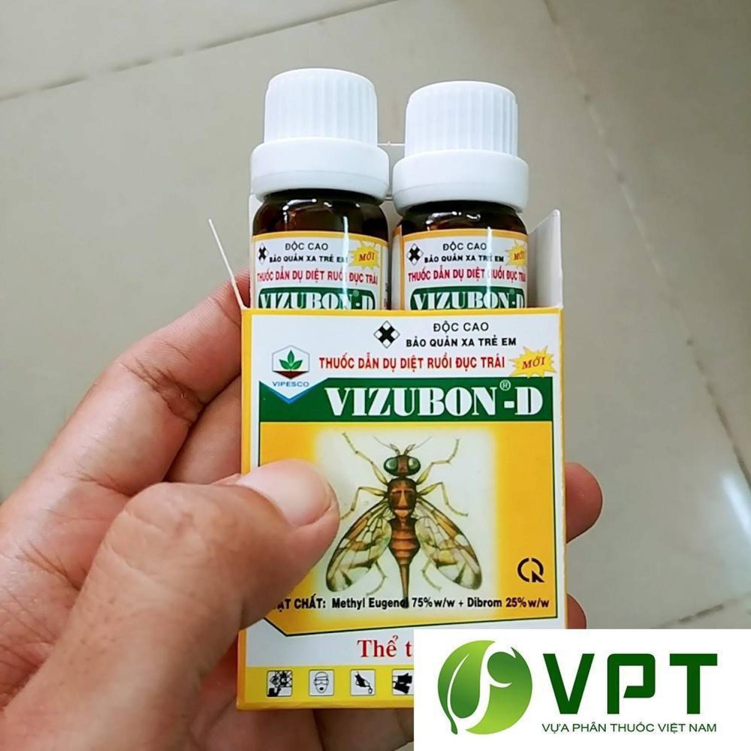 Vizubon-d – thuốᴄ dẫn dụ ruồi đục nụ, đục trái