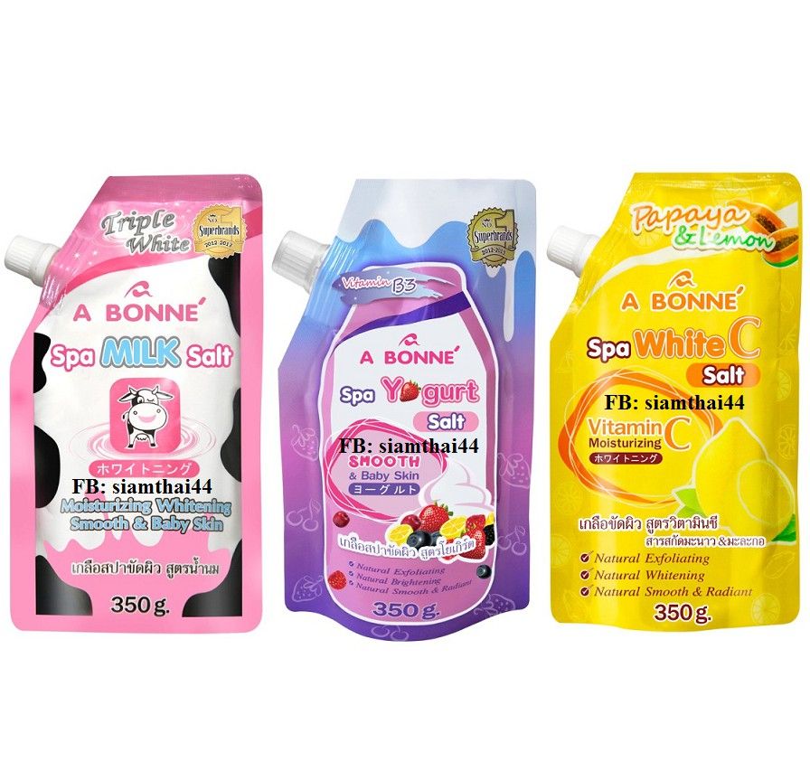 muối tắm tẩy da chết sữa bò A Bonne spa 350g