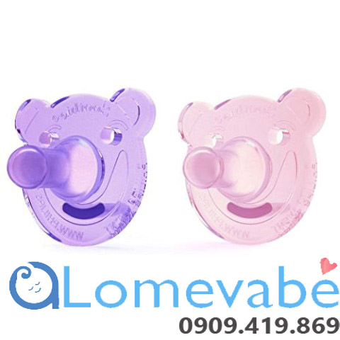 Ty ngậm philips avent soothie bear shape pacifier