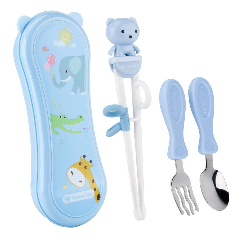 Bộ Đũa Muỗng Nĩa Chính Hãng Goryeo Baby Tập Ăn Cho Bé