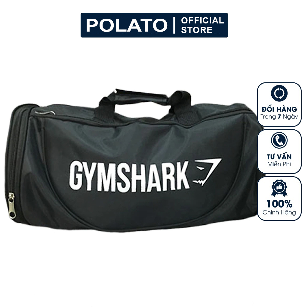 Túi Trống Đựng Đồ Quần Áo Tập Gym Có Ngăn Để Giày Kích Thước 47x23x23 cm