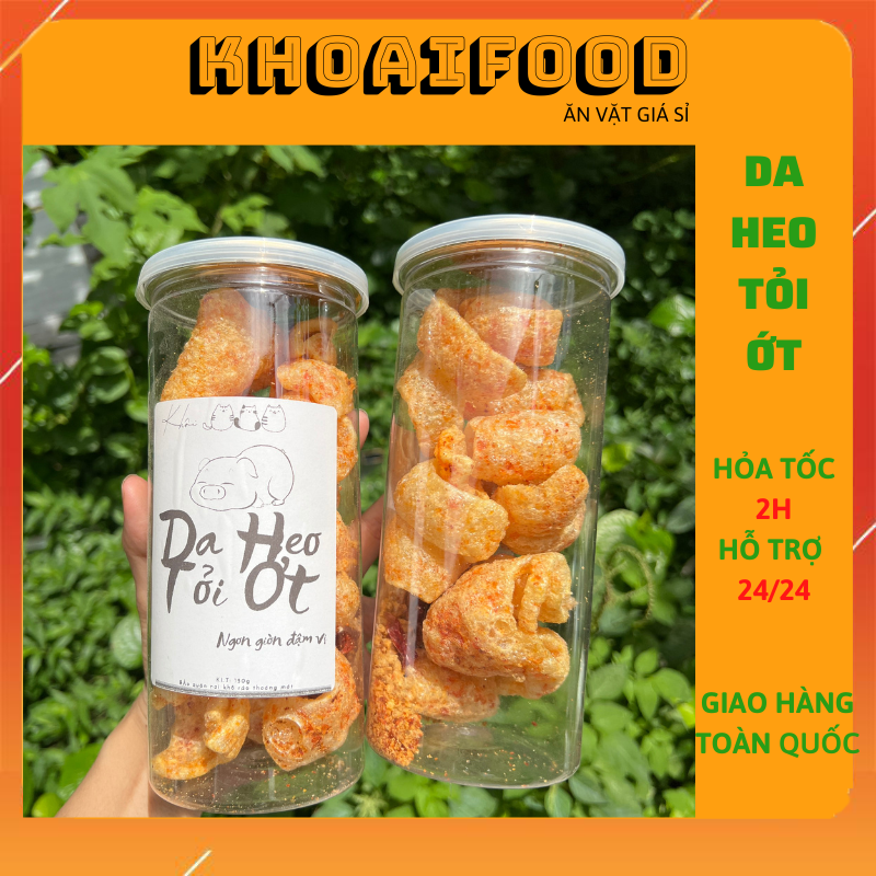 Da heo chiên nước mắm giòn tan vị tỏi ớt vị đặc biệt