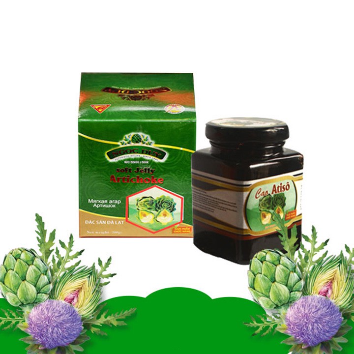 Cao atiso mềm ngọt hủ 200gr -ngọc duy