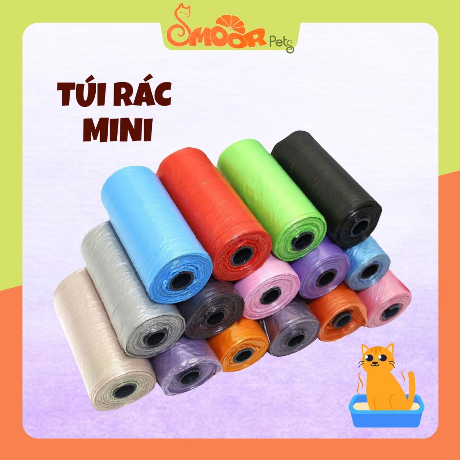 Túi đựng phân mini cho chó mèo - Túi rác mini - Smoor petshop