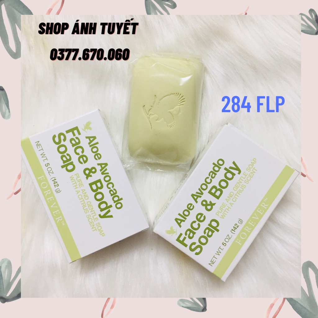Xà phòng làm sạch mặt & cơ thể avocado face & body soap 284 flp