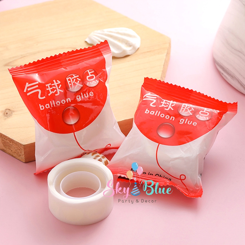 Keo dán bong bóng, keo dot, keo hai mặt trang trí bong bóng chuyên dụng