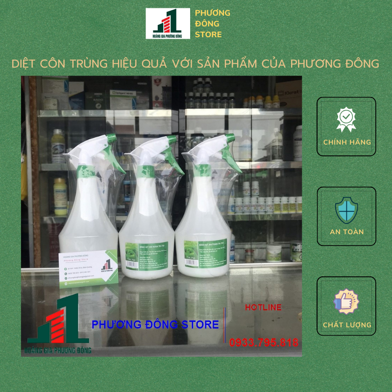 Bình xịt tưới cây an toàn 750ml
