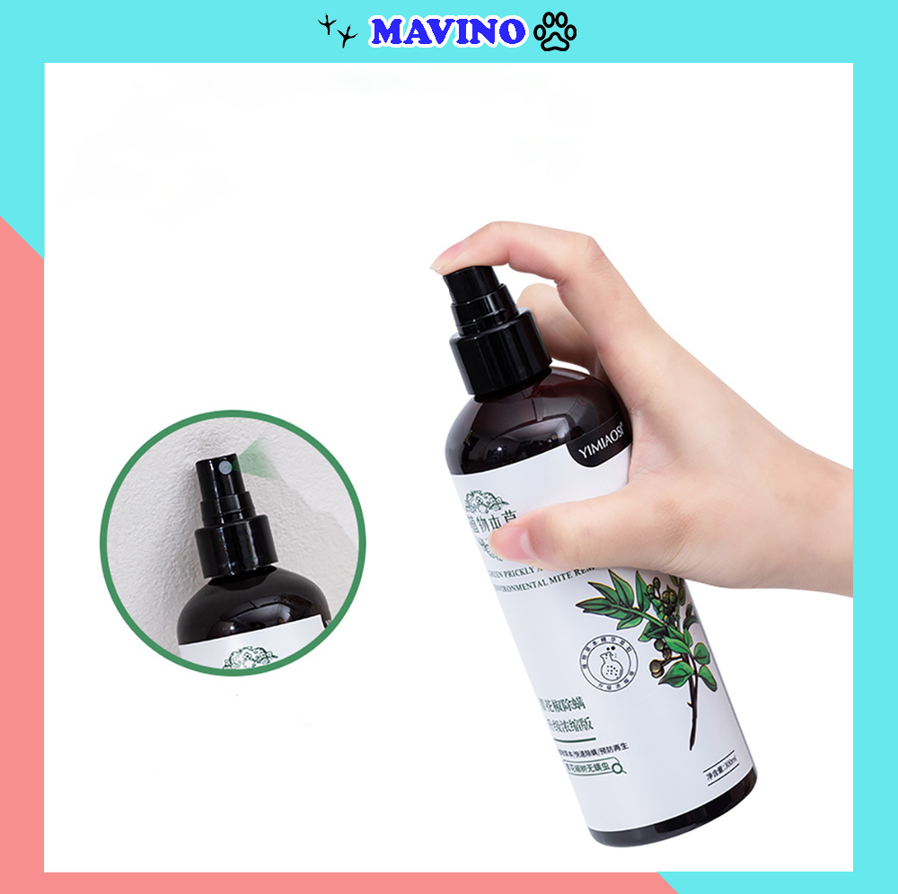Xịt diệt ve rận cho chó mèo thú cưng 300ml hương tiêu xanh