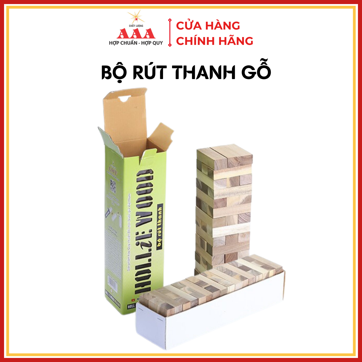 Bộ Rút thanh gỗ Hollie Wood