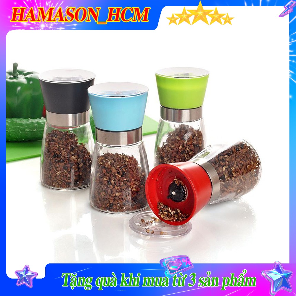 Dụng Cụ Đựng Và Xay Tiêu - Xay Hạt Tiêu - Xay Muối – Điều Chỉnh Mức Xay To Nhỏ Tiện Dụng