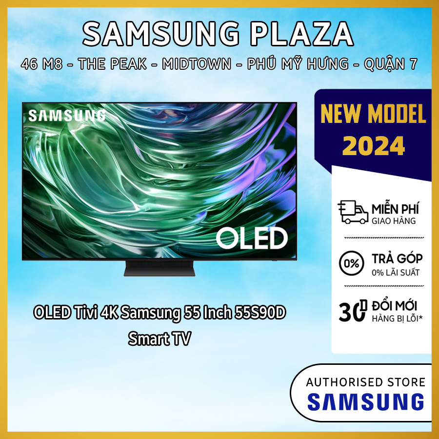 [NEW MODEL 2024] OLED Tivi 4K Samsung 55 Inch 55S90D Smart TV