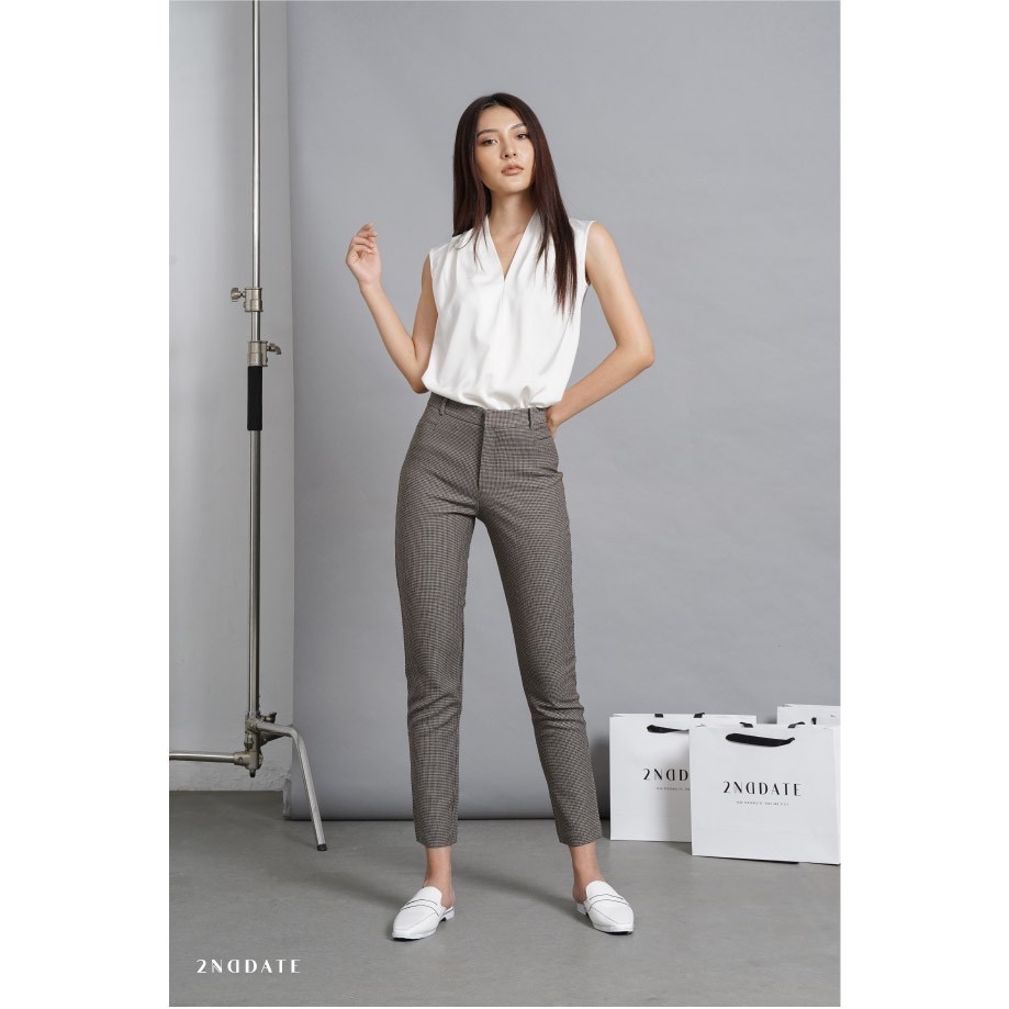 Quần slim-fit nữ kiểu 2NDDATE TR009H