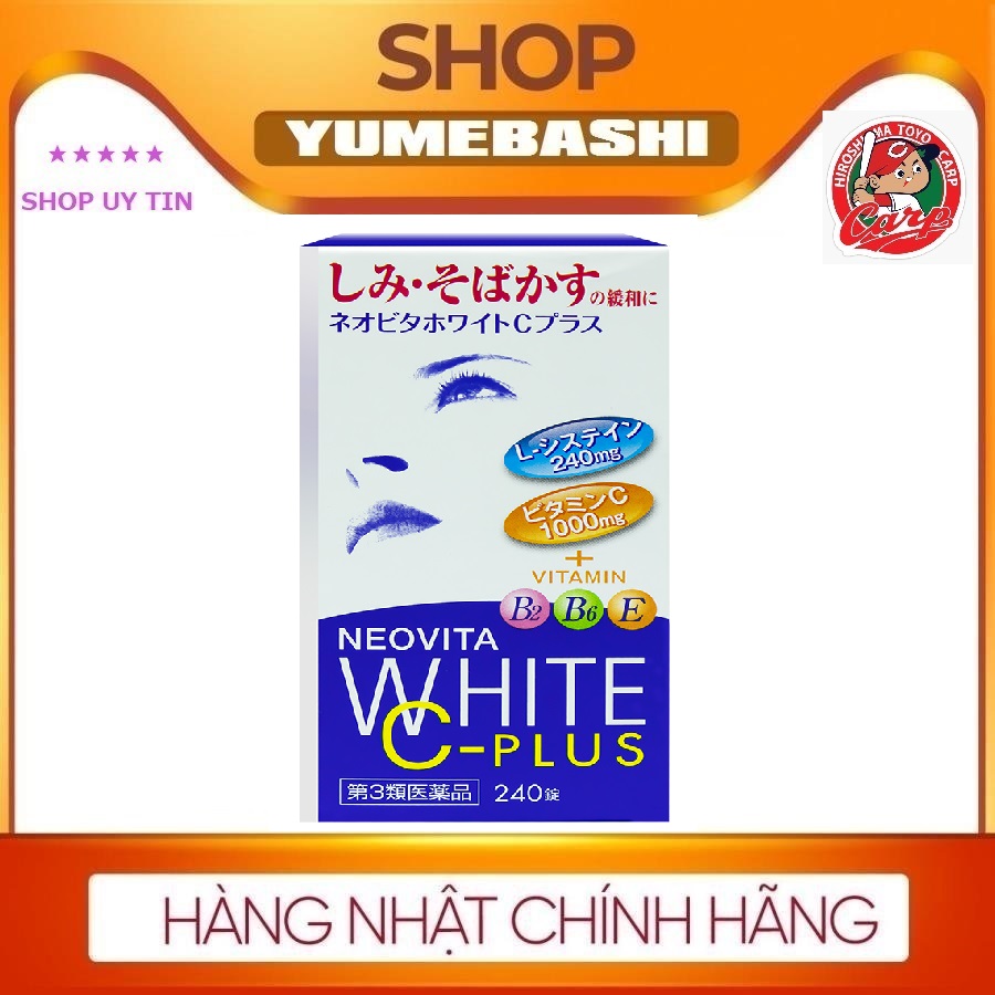 [HCM]Viên uống NEOVITA White Plus 240 viên Trắng Da Mờ Nám