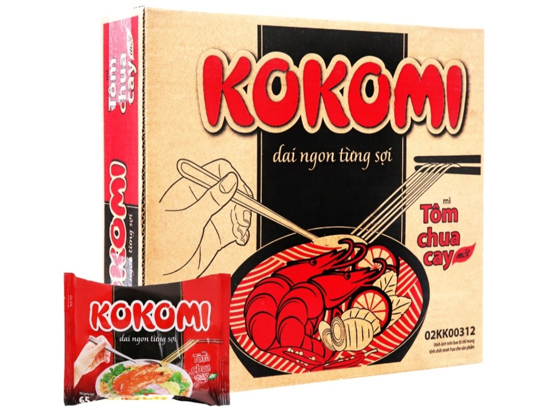 Mì tôm chua cay Kokomi 30 gói