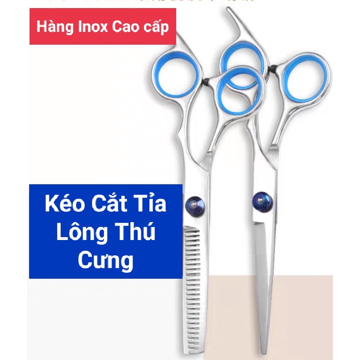 Bộ kéo cắt tỉa lông cho chó mèo thú cưng - hàng tốt siêu bền siêu sắc bén