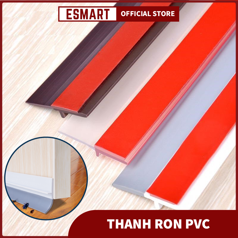 Thanh Dán Chân Cửa 1 Mét, Chống Bụi, Chống Côn Trùng, Cách Âm Giữ Nhiệt Điều Hòa - Nhựa PVC Cao Cấp