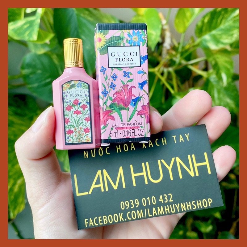 Nước hoa mini gucci flora gorgeous gardenia 5ml