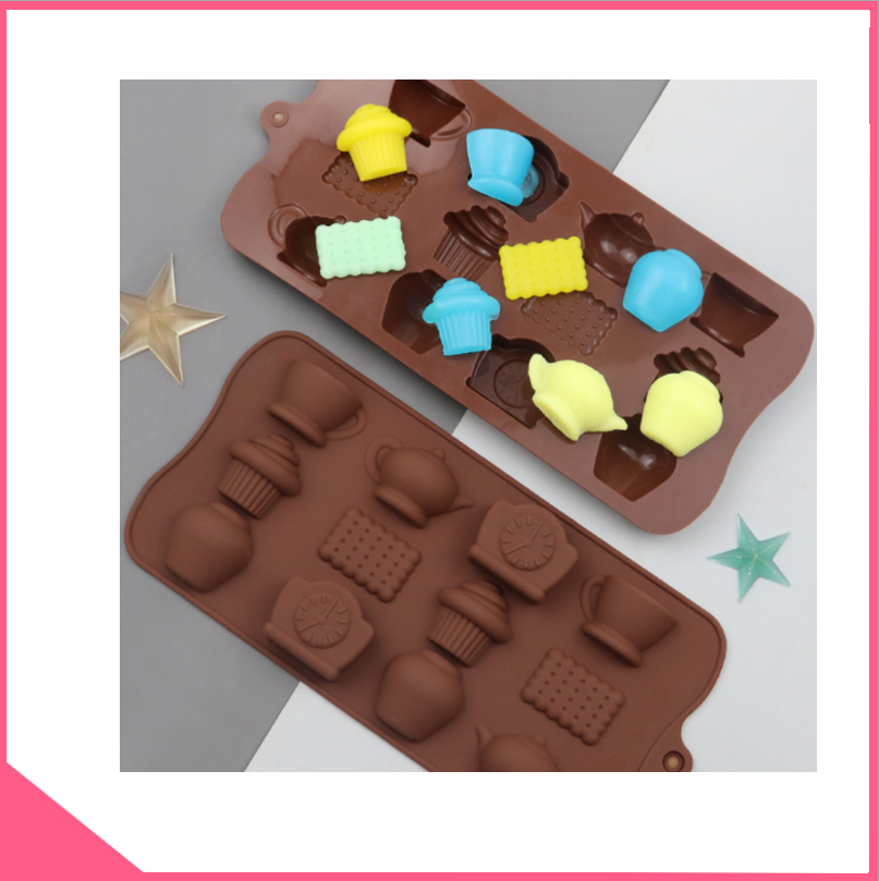 [XẢ KHO-BÁN VỐN] Khuôn silicon Phong Khang làm rau câu ly trà và bánh