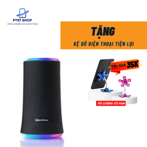 Loa bluetooth soundcore flare+ 25w- a3162 - loa di động thể thao nhỏ gọn, siêu bền giá rẻ, bh 12 tháng