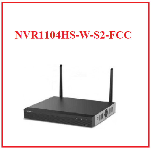 Đầu ghi hình IP WIFI 4 kênh Dahua DHI-NVR1104HS-W-S2-FCC