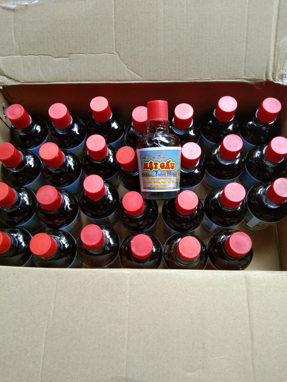 combo 10 chai dầu xoa bóp trầm hương đan viện thiên an Huế