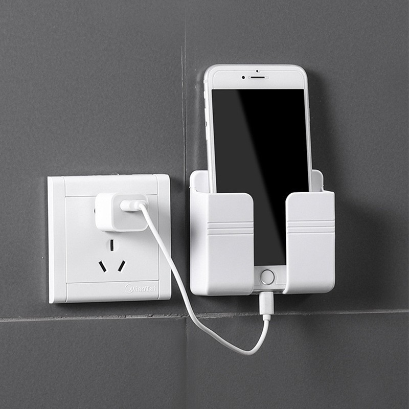 Gía đựng remote điều khiển tivi, điều hòa, để điện thoại khi sạc dán tường đa năng