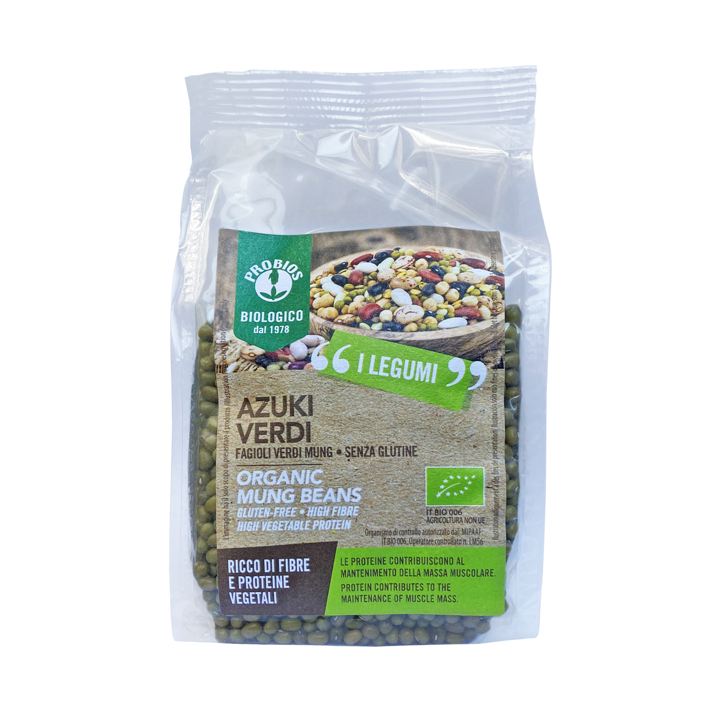 Đậu xanh hữu cơ Probios 400g Organic Green Beans Probios 400g