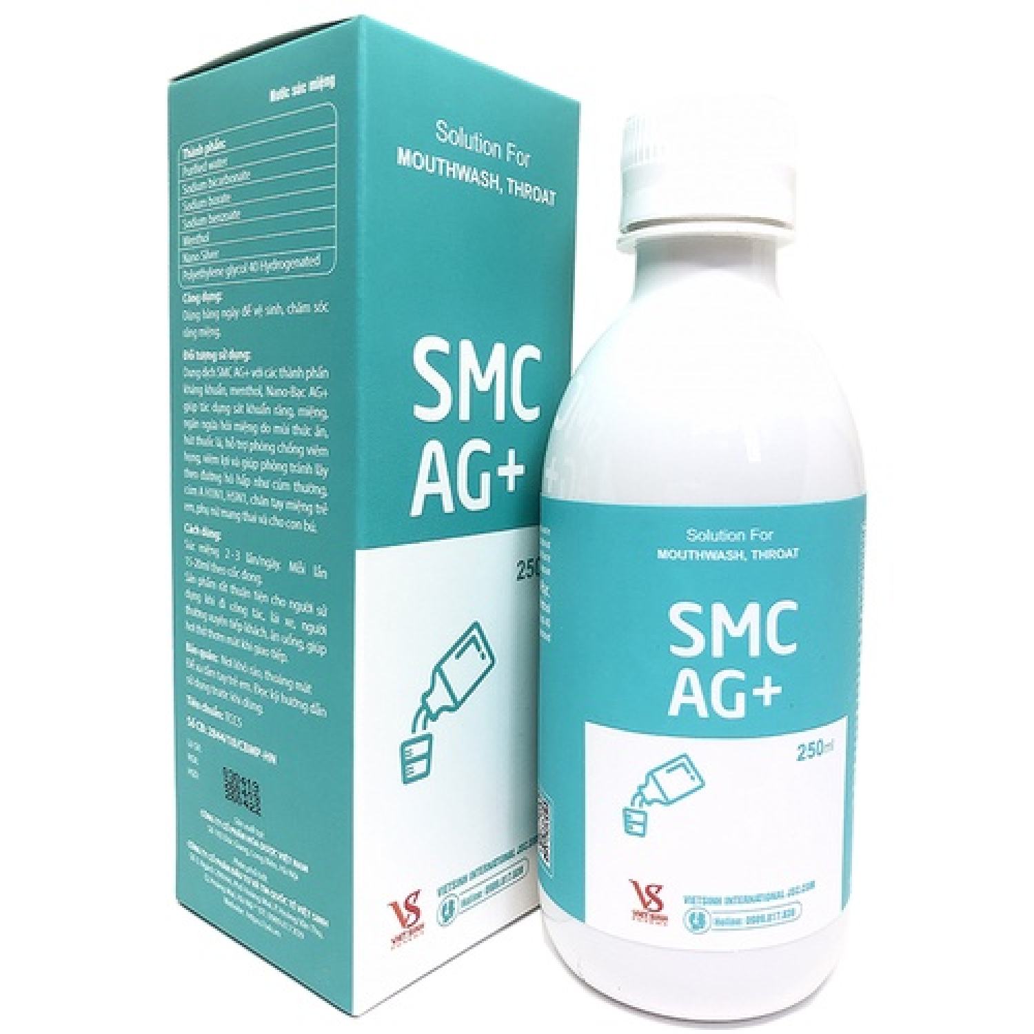 Nước súc miệng nano bạc sát khuẩn smc ag+