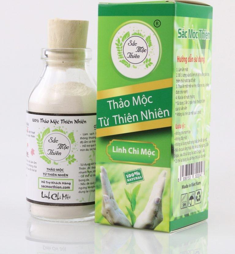 [HCM]CHÍNH HÃNG - Linh Chi Mộc Bột Rửa Mặt Giá Sĩ