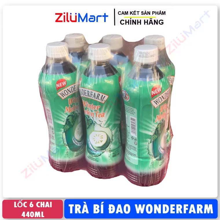 Trà bí đao Wonderfarm (lốc 6 chai) loại 440ml