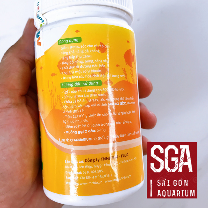 Vitamin C - Aquarium Mr.Bio Cho Hồ Cá Cảnh 120g