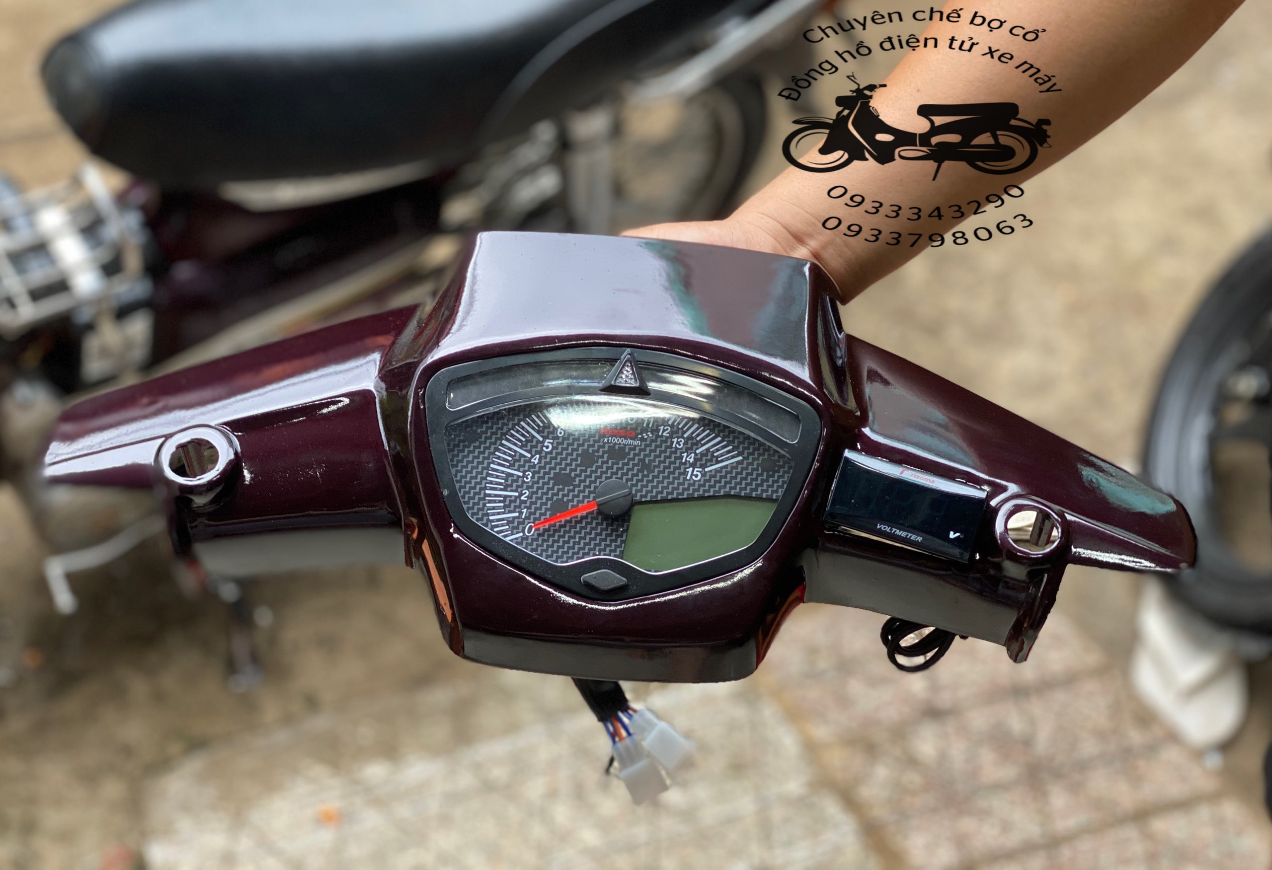 Trọn Bộ Bợ Cổ Dream ( Đầu Bằng Hoặc Đầu Lòi ) Chế Đồng Hồ KoSo Uma - Báo Vol