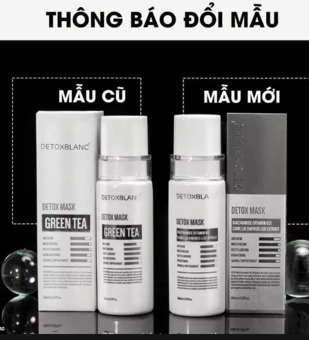 MẶT NẠ SỦI BỌT THẢI ĐỘC DETOX BLANC.(MẪU MỚI NHẤT)