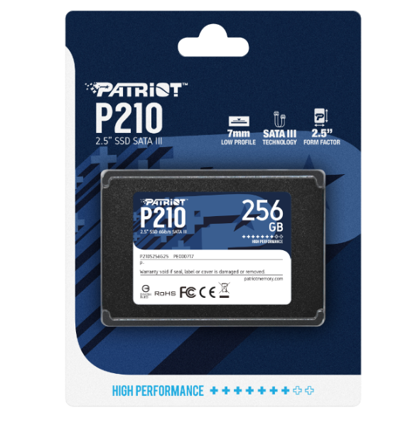 Ổ Cứng SSD Patriot P210 256Gb 2.5 inch Sata III