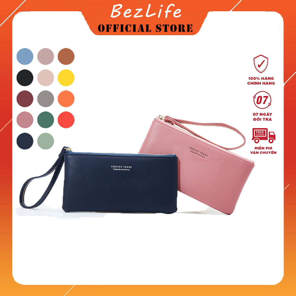 [FREESHIP]bóp ví cầm tay nữ Forever Young mẫu dài xinh đựng vừa điện thoại thẻ ngân hàng, để thẳng tiền mặt - VI00330