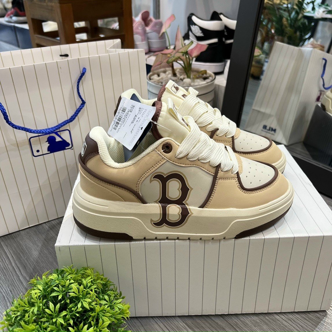 Giày thể thao,giày mlb liner ofwhite cao cấp, giày ml b chunky b nâu hot trend 2022 - sale sốc