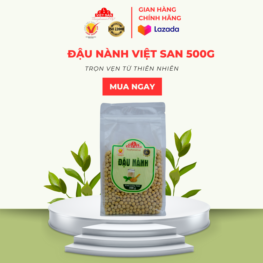 Viet San cooking organic soy beans pack of 500gr